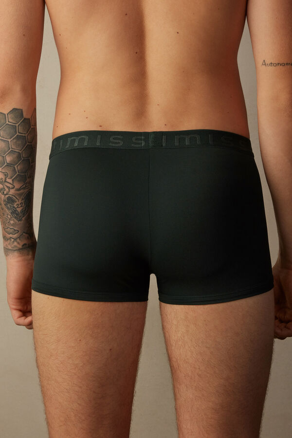 Boxer Shorts in Microfibre with Logo