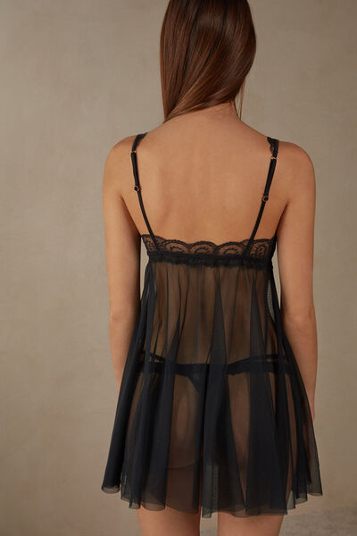 Babydoll in Tulle Jardin d'Amour