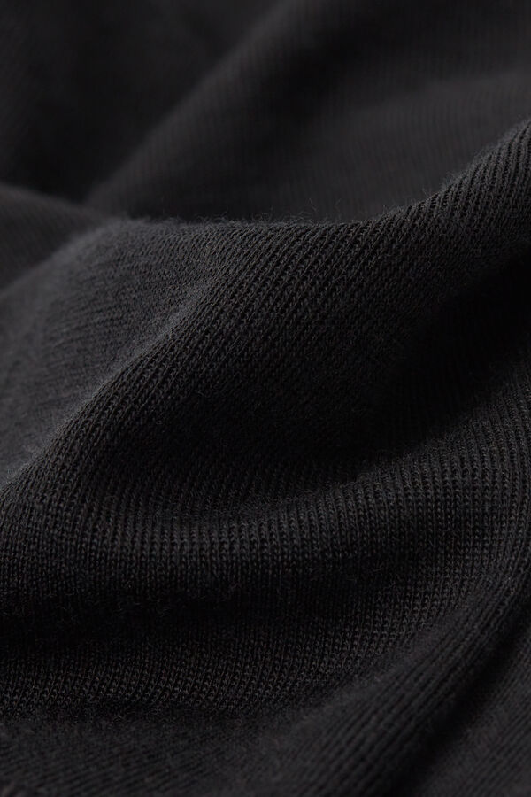 Maglia Manica Lunga Collo Alto 100% Lana Merino