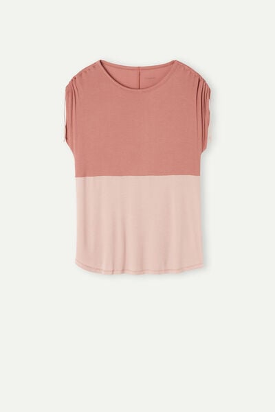 Short-Sleeved Lounginess Modal Top