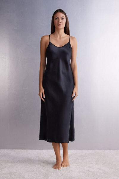 Midi-Length Slip in Silk