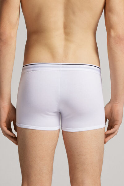 Boxershorts aus Superior-Baumwolle mit sichtbarem Elastikbund