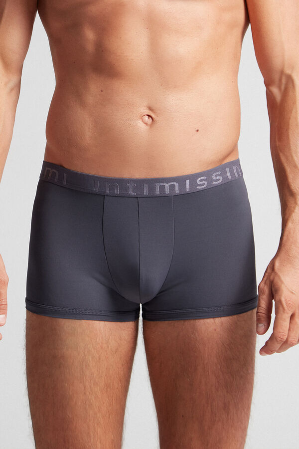 Boxer Shorts in Microfibre with Logo