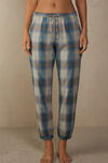 Cozy Mountains Brushed Plain-Weave Cuffed Trousers