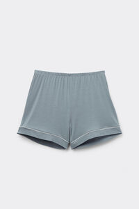 Modal Shorts with Contrasting Trim