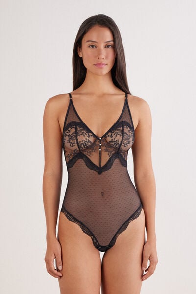 Body in Tulle e Pizzo La Vie en Rose