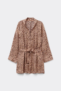 Pretty Savage Viscose Satin Kimono