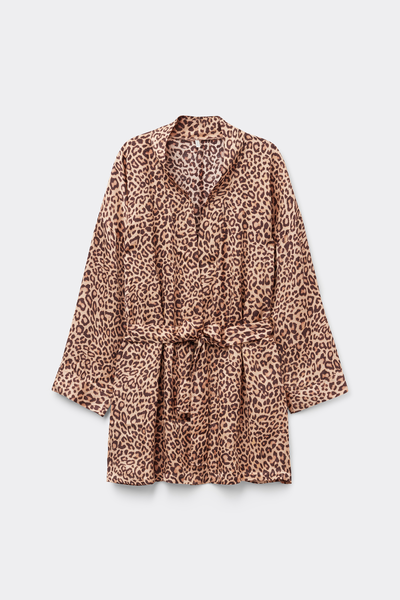 Quimono em Cetim de Viscose Pretty Savage