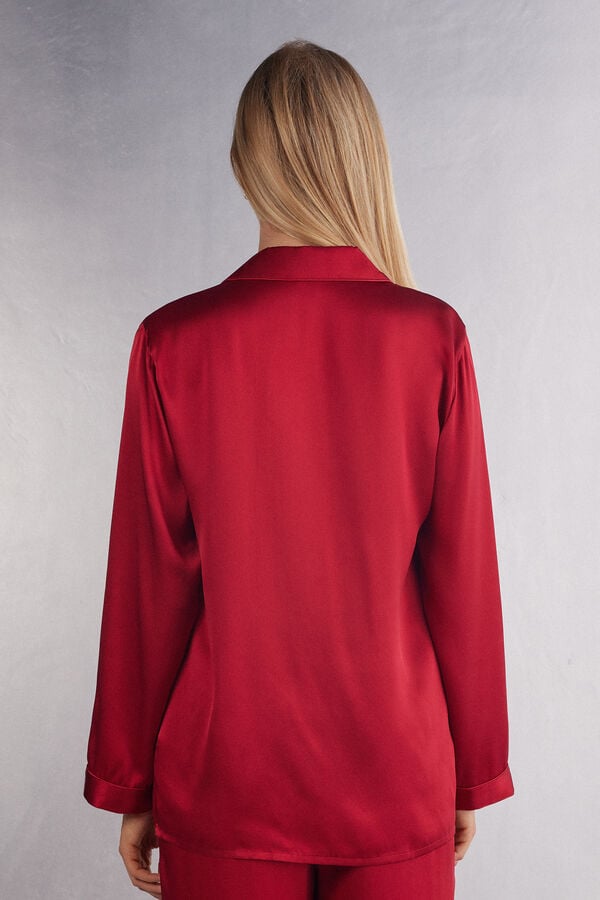 Veste Coupe Homme en Satin de Soie