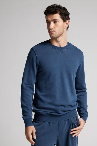 Washed Collection Crew-Neck Sweatshirt