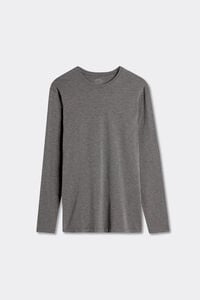 Long-Sleeved Stretch Superior Cotton Top