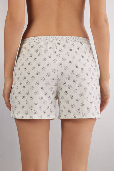 Pantaloncini Cotone Superior Dusty Flower