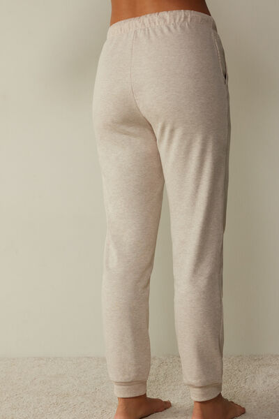 Cozy At Home Warm Cotton Cuffed Jogging Trousers