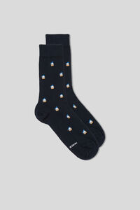 Κοντές Κάλτσες από Απαλό Βαμβακερό Ύφασμα με Print ©Disney Ντόναλντ Ντακ