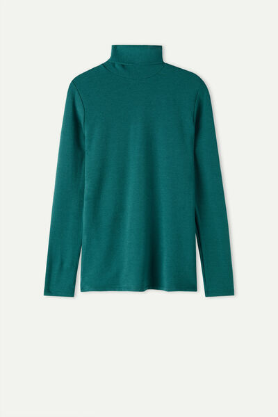 Maglia Collo Alto Thermal con Cashmere