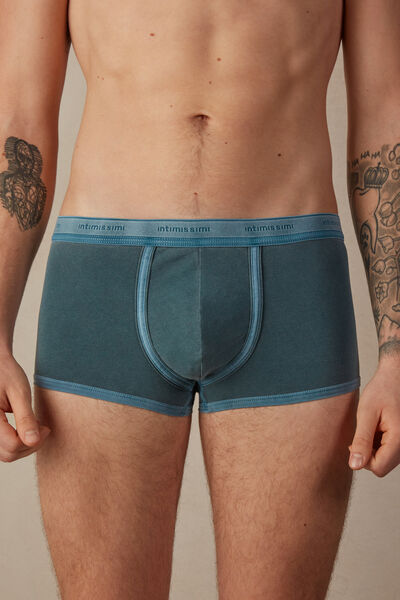 Stückgefärbte Boxershorts aus elastischer Supima® Baumwolle