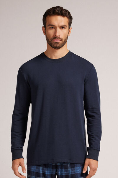 Long-Sleeved Modal Fleece Top