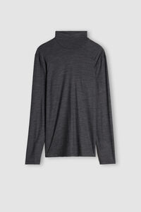Maglia a Manica Lunga in Lana Merino Collo Alto