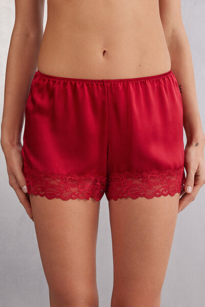 Shorts de seda