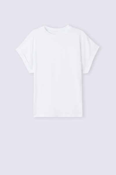 Maglia Manica Corta con Risvolto in Cotone Ultrafresh
