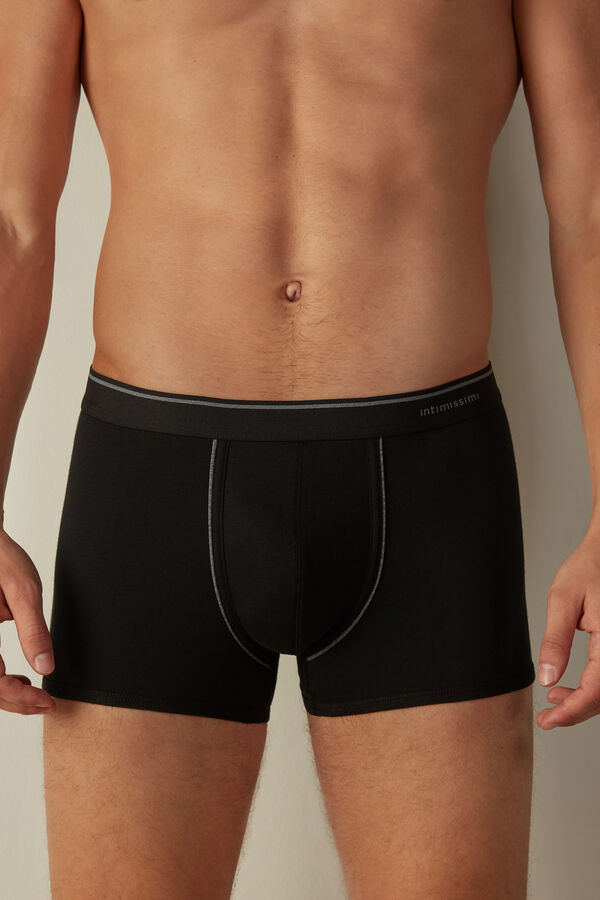 Supima® Cotton Boxers with Exposed Waistband
