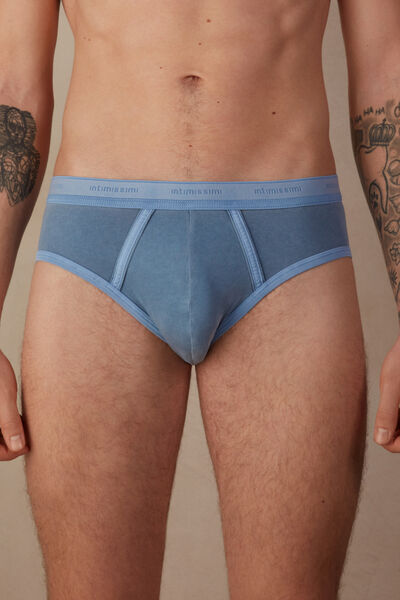 Stückgefärbter Slip aus elastischer Supima® Baumwolle