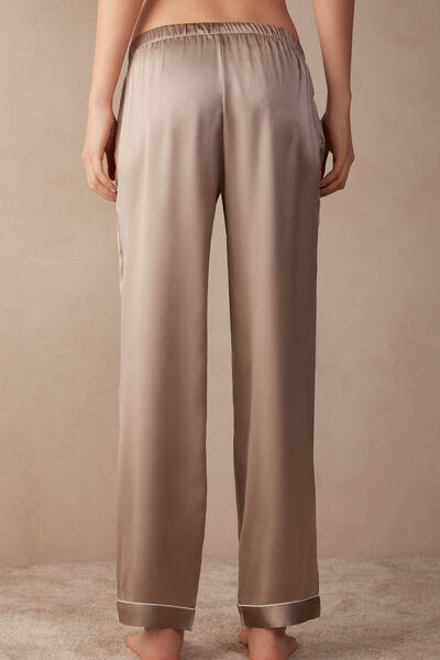 Pantalon en Satin de Soie