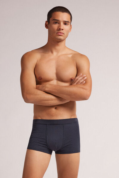 Polka Dot Print Cotton Boxers