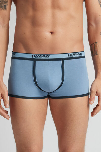Boxers em Algod&atilde;o Superior com Log&oacute;tipo
