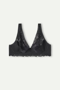 Pretty Flowers Semi-Padded Balconette Bra