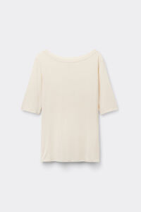 Boat-Neck Fresh Bamboo Top
