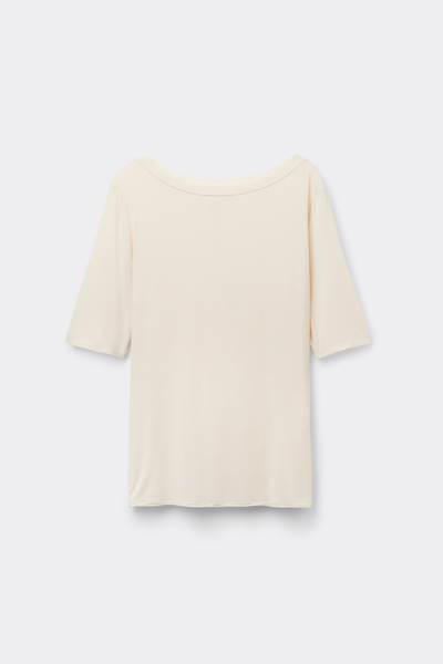 Boat-Neck Fresh Bamboo Top