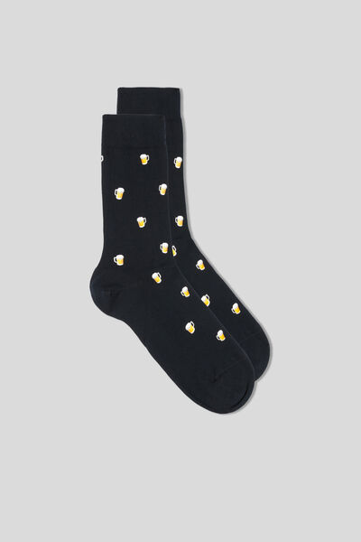 Krátké Vzorované Ponožky z Bavlny Soft Cotton