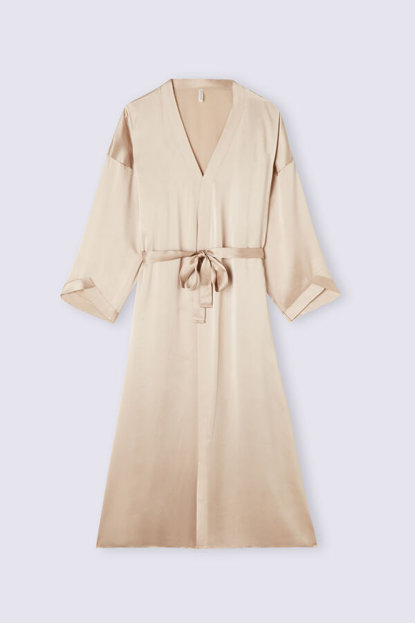 Living in Luxe Long Silk Robe