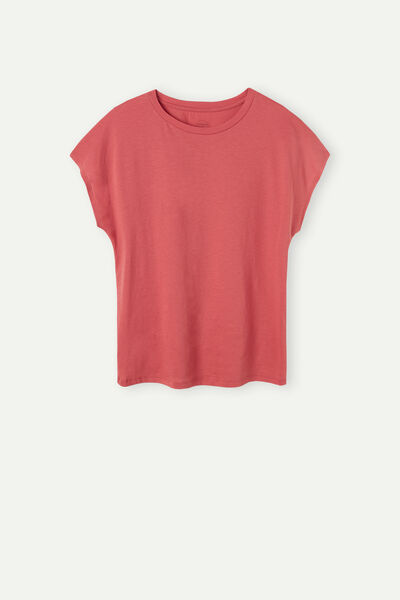 Short Sleeve Crew Neck Top in Supima® Ultrafresh cotton