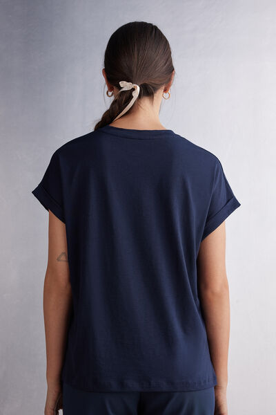 Maglia Manica Corta con Risvolto in Cotone Ultrafresh