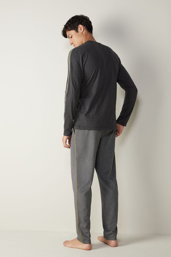 Long Cotton Jersey Pyjamas