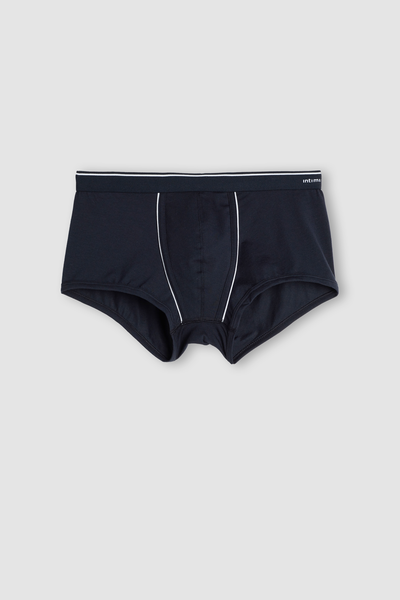 Superior Cotton Boxers with Exposed Elastic