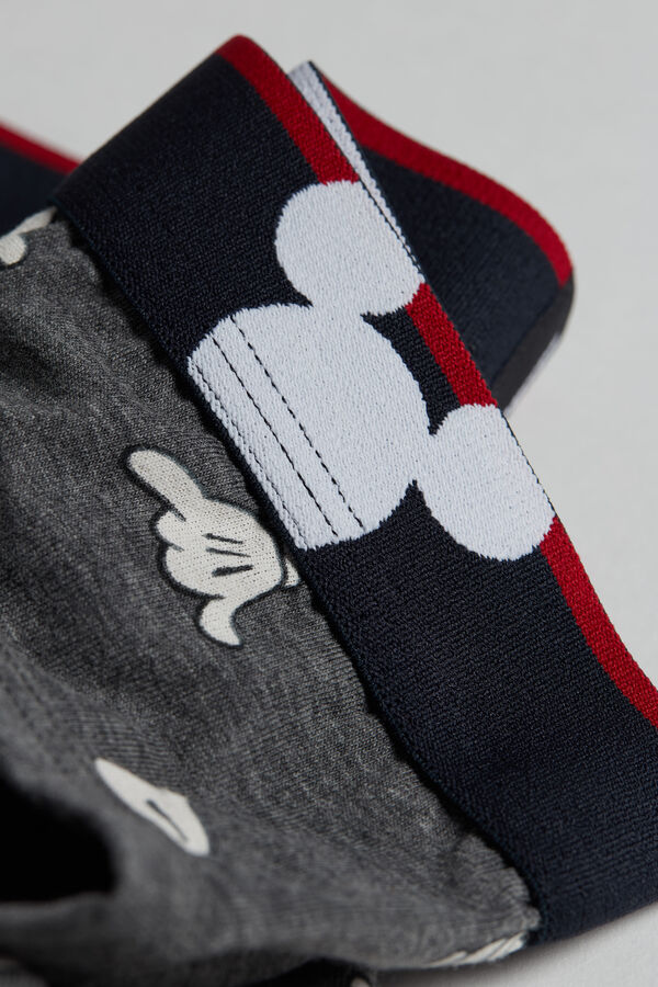 Mickey Hands Print Underwear in Stretch Supima&reg; Cotton