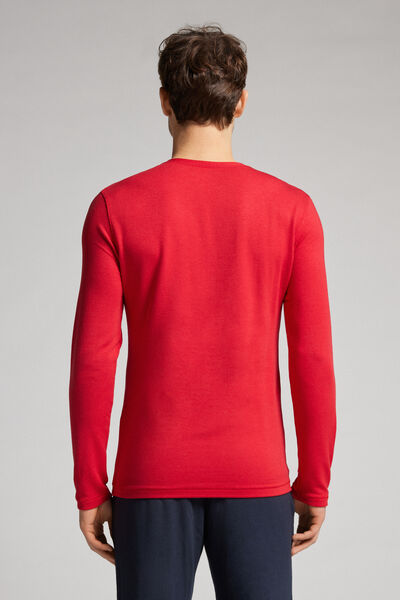 Long-Sleeve Modal-Cashmere Top