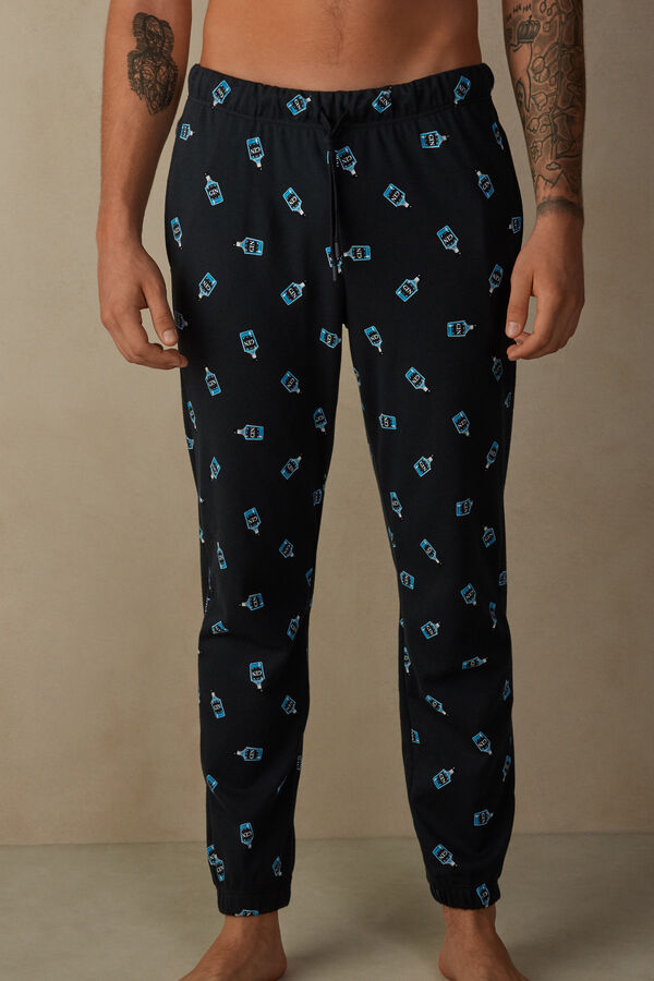 Full Length Gin Print Pants in Cotton