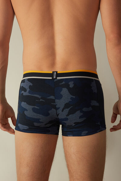 Boxershorts mit Camouflage-Print aus elastischer Supima®-Baumwolle