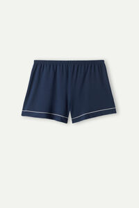 Modal Shorts with Contrast Trim