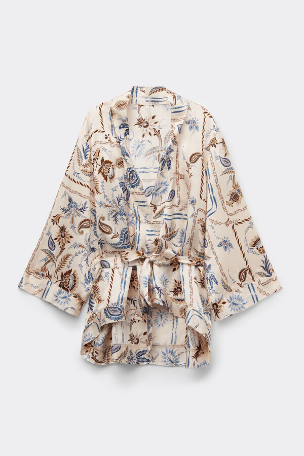 Italian Riviera Silk Kimono