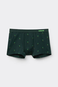 Superior Cotton Boxers with Palm Tree Print