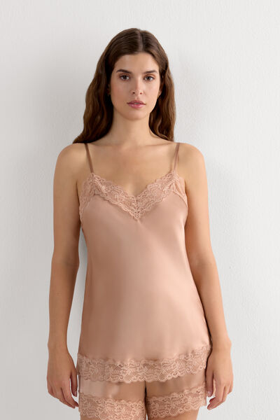 Lace and Silk Top