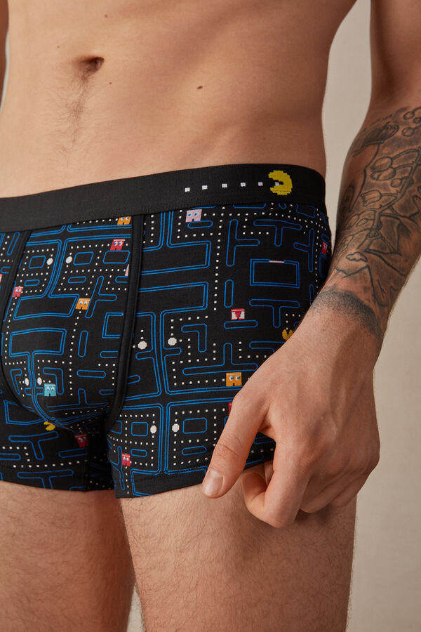 Boxershorts Pac-Man aus elastischer Supima® Baumwolle