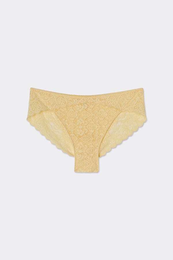 Culotte femme en dentelle taille basse
