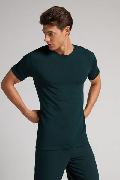 Modal and Silk T-Shirt