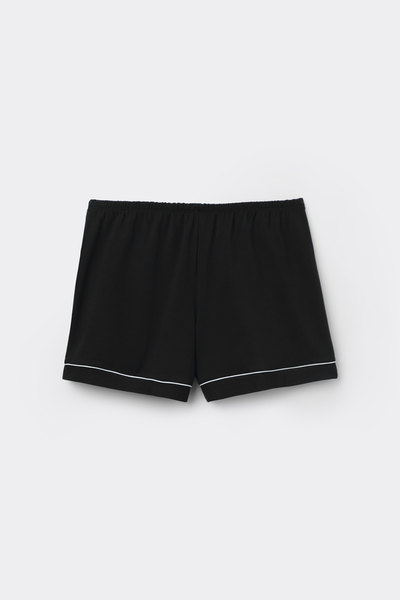 Modal Shorts with Contrasting Trim